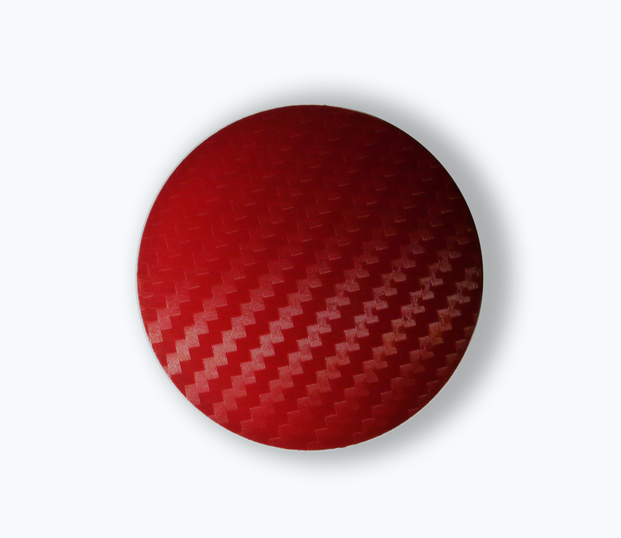 Carbon Red senterkapsler 60 mm - Gratis frakt